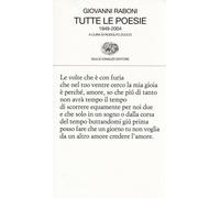 Tutte le poesie (1949-2004) - Raboni Giovanni