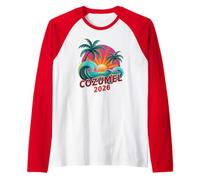 Tutte Le Ragazze Cozumel 2026 Sisters Trip Surf Vacanza Mamme Maglia con Maniche Raglan