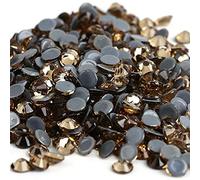 Tutte le taglie 40 colori strass termoadesivi Crystal AB, strass in vetro termoadesivi su strass per nail art cucito e decorazioni in tessuto-Lt.C.Topaz,ss10 1440 pezzi