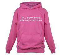 Tutte Le Vostre Basi Appartengono A Noi - Felpa Bambini - Gioco Retro Divertente
