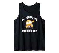 Tutti a Bordo del Bus di Lotta Divertente Battuta sul Bus di Lotta Canotta