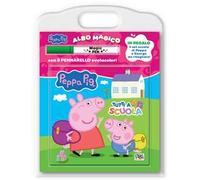 Tutti a scuola! Albo magico. Peppa pig. Ediz. a colori. Con pennarello svelacolori