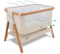 Tutti Bambini CoZee® 2-in-1 Culla Neonato e Culla Co-sleeping - Lettino Chiusura Rapida - Materasso Traspirante - 6 Altezze - Finestra Rete Traspirante - 0-6 Mesi (Noce & Ecrù)