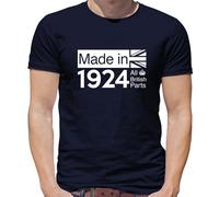 Tutti British Parts 1924 - T-Shirt - 99th Regalo Compleanno - Regalo - Idee 99