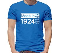 Tutti British Parts 1924 - T-Shirt - 99th Regalo Compleanno - Regalo - Idee 99