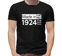 Tutti British Parts 1924 - T-Shirt - 99th Regalo Compleanno - Regalo - Idee 99
