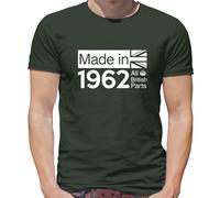 Tutti British Parts 1962 - T-Shirt - 61st Regalo Compleanno - Regalo - Idee 61