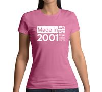 Tutti British Parts 2001 T-Shirt 18th Regalo Compleanno 18 Idee