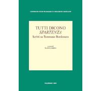 Tutti dicono spartenza. Scritti su Tommaso Bordonaro