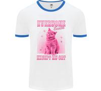 Tutti Fanno Schifo Tranne Il Mio Gatto Uomo Ringer T-Shirt