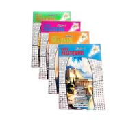 Tutti gli hobby per adulti, confezione da 4 pezzi sono 344 esercizi più soluzioni, zuppe di lettere, sudokus, cruciverba, auto-definiti e crociate edizione aggiornata