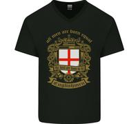 Tutti Gli Uomini Nascono Uguali Maglietta In Cotone A V Per Uomo