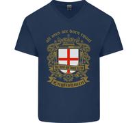 Tutti Gli Uomini Nascono Uguali Maglietta In Cotone A V Per Uomo