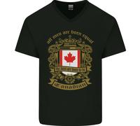 Tutti Gli Uomini Nascono Uguali Maglietta In Cotone A V Per Uomo Canadese