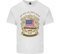 Tutti Gli Uomini Nascono Uguali Maglietta Per Bambini Americani USA