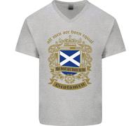 Tutti Gli Uomini Nascono Uguali Scozia Maglietta In Cotone A V Per Uomo