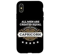 Tutti gli uomini sono creati uguali ma i migliori nascono come Capricorno Custodia per iPhone X/XS
