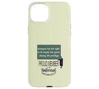 Tutti hanno il diritto di essere stupido citazione sarcastica Custodia per iPhone 15 Plus