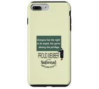 Tutti hanno il diritto di essere stupido citazione sarcastica Custodia per iPhone 7 Plus/8 Plus