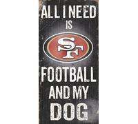 Tutti I Bisogno Is San Francisco 49ers Calcio & My Cane Segnale 6X12