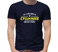 Tutti i Care About È Cyclocross E Like 3 Persone T-Shirt - Cyclo X - Croce