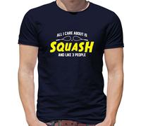 Tutti i Care About È Squash E Like 3 Persone T-Shirt
