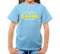 Tutti i Care About Is Gioco - T-Shirt - Gioco Secchione Nerd Regalo Divertente