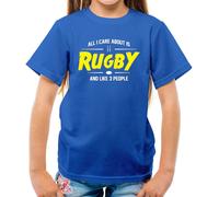 Tutti i Care About Is Rugby - T-Shirt - Union League Nazioni Player Sei 6