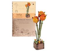 TUTTI I COMPONENTI INCLUSI: questo puzzle floreale 3D contiene tutti i componenti necessari per un'esperienza di creazione completa. Permette ai bambini di avere libertà creativa e rafforza i legami f