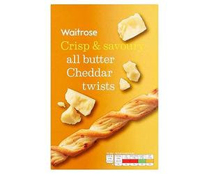 Tutti I Formaggi Burro Salato Cheddar Torce Waitrose 125G (Confezione da 4)