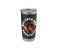 Tutti i gatti sono bellissimi e divertenti American Ringtail Cat Heartbeat Bicchiere termico in acciaio inox doppia parete