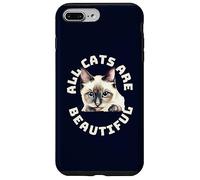 Tutti i gatti sono bellissimi e divertenti battiti cardiaci balinesi Custodia per iPhone 7 Plus/8 Plus