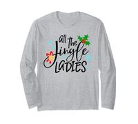 Tutti i Jingle Ladies Divertenti Natalizi Maglia a Manica