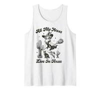 Tutti i Miei esagoni vivono in Texas Halloween Witch Canotta