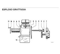 Tutti i ricambi Originali per grattugia Reber 8900N n°5 e 8910N n°3