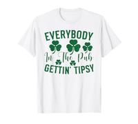 Tutti nel Pub Gettin Umorismo Brillo San Patrizio Maglietta