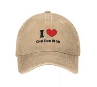 Tutti Noi Amiamo Cha Eun Woo Moda Berretti da Baseball Donna Uomo Berretto Cappello da Sole Cappelli Trucker Regolabili Cotone, per Tutte Le Stagioni