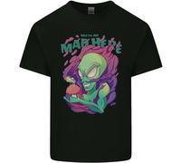 Tutti Pazzi Qui Magia Aliena Funghi Per Bambini T-Shirt Ragazzi Ragazze