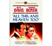Tutti Questo, E Heaven Too DVD (1940) - Bette Davis, Charles Boyer, Jeffrey Lynn