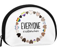 Tutti sono i benvenuti qui Pride Lgbtq Women And Girls Cute Fashion Coin Purse Wallet Bag Change Pouch Key Holder