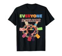Tutti sono i benvenuti qui Unity Embrace Maglietta