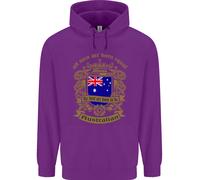 Tutti Uomo Sono Nato Equal Australiano Australia Bambini Felpa con Cappuccio