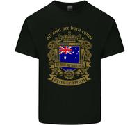 Tutti Uomo Sono Nato Equal Australiano Australia Uomo Cotone T-Shirt