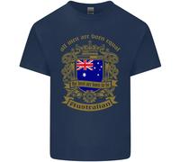 Tutti Uomo Sono Nato Equal Australiano Australia Uomo Cotone T-Shirt