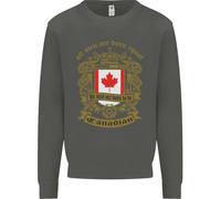 Tutti Uomo Sono Nato Equal Canadese Canada Bambini Felpa Maglione