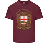 Tutti Uomo Sono Nato Equal Inglese Inghilterra Uomo Cotone T-Shirt