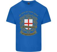 Tutti Uomo Sono Nato Equal Inglese Inghilterra Uomo Cotone T-Shirt