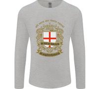 Tutti Uomo Sono Nato Equal Inglese Inghilterra Uomo Maniche