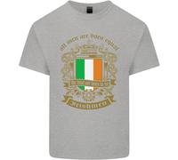 Tutti Uomo Sono Nato Equal Irlandese Irlanda Uomo Cotone T-Shirt