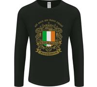 Tutti Uomo Sono Nato Equal Irlandese Irlanda Uomo Maniche